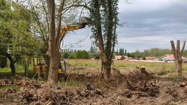 Chantier terrassement — mai 2022